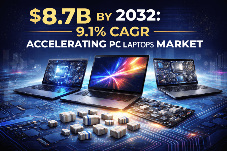 $8.7B by 2032: 9.1% CAGR Accelerating PC Laptops MLCC Market